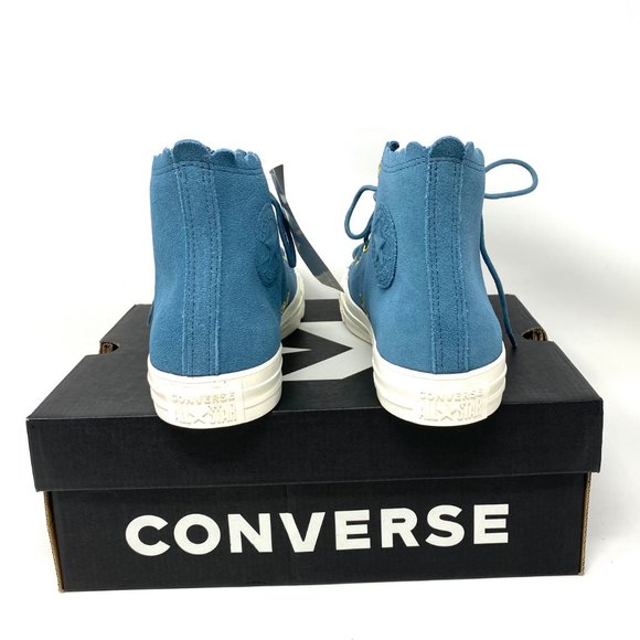 Converse CTAS High Celestial Teal Suede Sneaker W - Picture 4 of 10